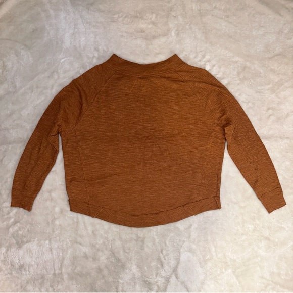 We The Free Don't Forget Me Cedar Brown Ribbed Knit Long Sleeve Top Size XS - Picture 12 of 16